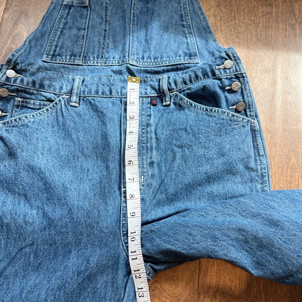 Vintage Calvin Klein CK jeans Y2K baggy overalls size small - Picture 15 of 15